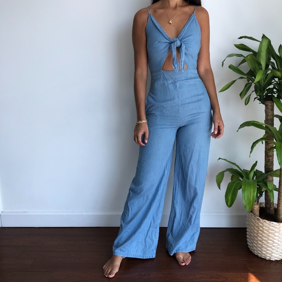 ❤️TRADED❤️Gianni Bini Chambray tie jumper - Picture 3 of 7